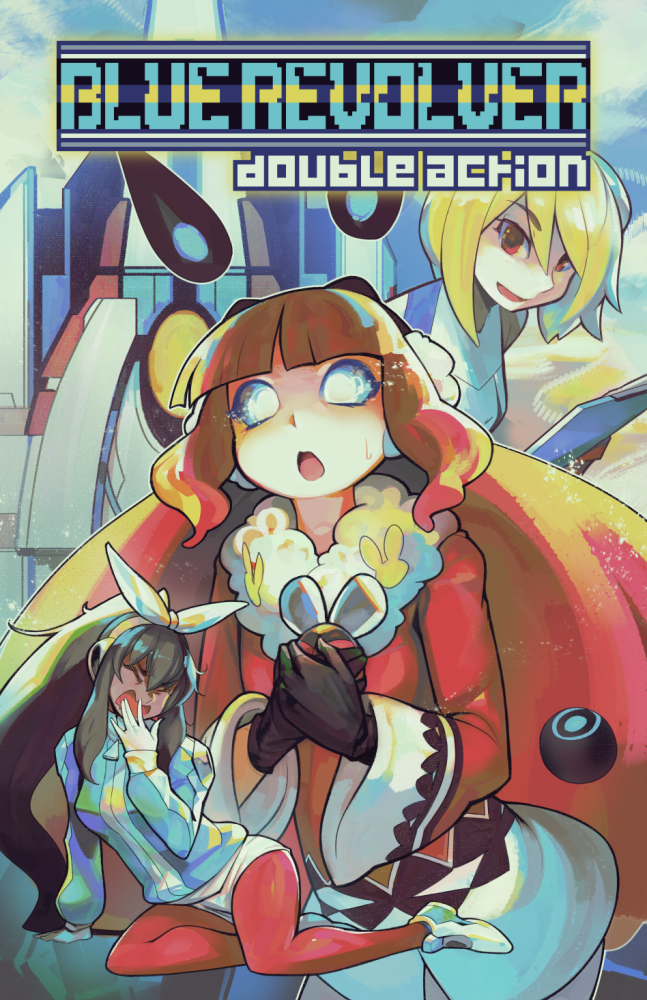 Cover illustration for BLUE REVOLVER: DOUBLE ACTION